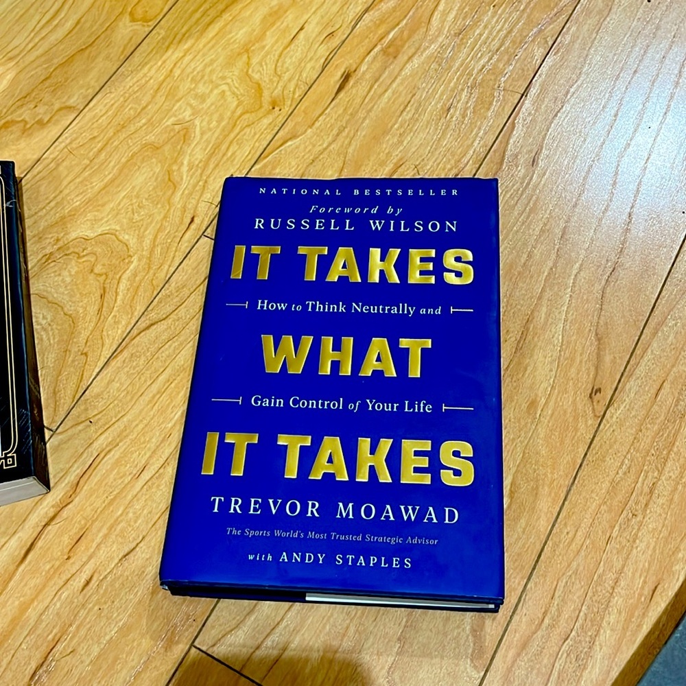 Book: It Takes what it takes by Trevor Moawad